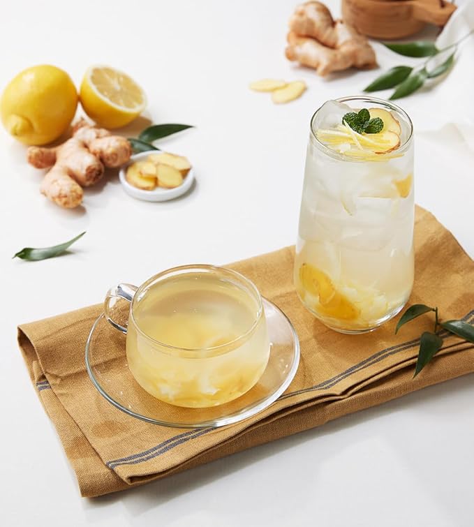 Damtuh Agave Ginger Lemon Tea – Natural Flavor, No Artificial Ingredients, Perfect for Hot or Iced Tea, Jam, or Salad Dressing – 2.2lb, 1000g (Pack of 1)