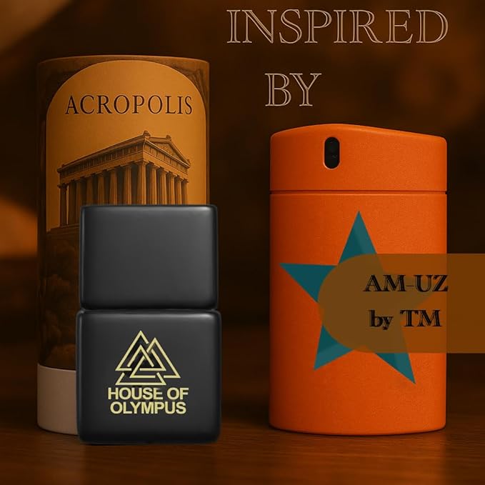 Acropolis Car Air Freshener and Diffuser - 100% Natural Essential Oils - Luxury Car Scent by House of Olympus - Made in USA