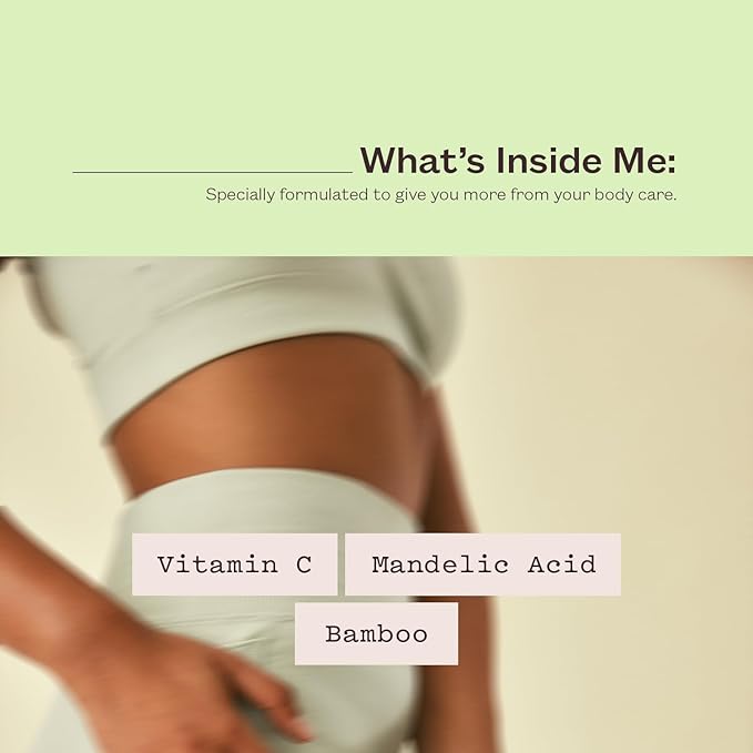 frank body Brightening Body Scrub | Smooths & Brightens Skin | Removes Dead & Dry Skin for a Glow | Vitamin C & Mandelic Acid |Bamboo & Camellia Scent | Vegan & Cruelty Free | 200g