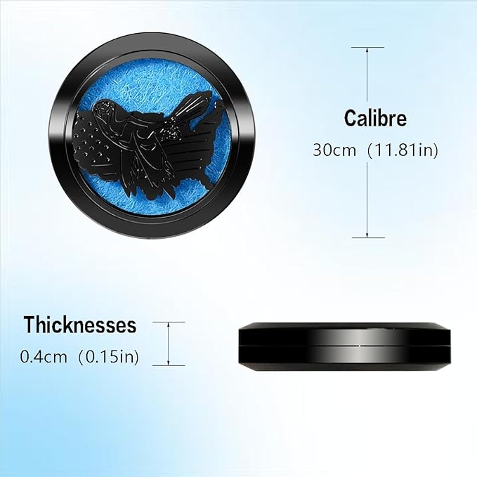 Aromatherapy Diffuser Necklace-Eagles Essential Oil Necklace,Aromatherapy Diffuser Pendant for Men and Women,Portable,Suitable for Yoga,Meditation,Travel,Stress Relief Gift(Black 30mm)