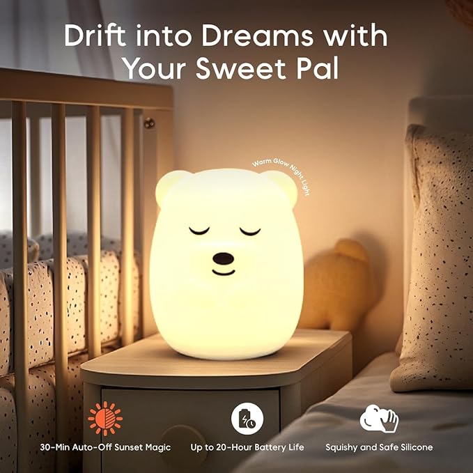 Breathing Pal Plus 'Ted' - Mindfulness Breathing Light, Guided Visual Meditation Breathing Light, Anxiety Relief Items for Calm Down Corner/Meditation/Sleep Aid for Adult&Kid