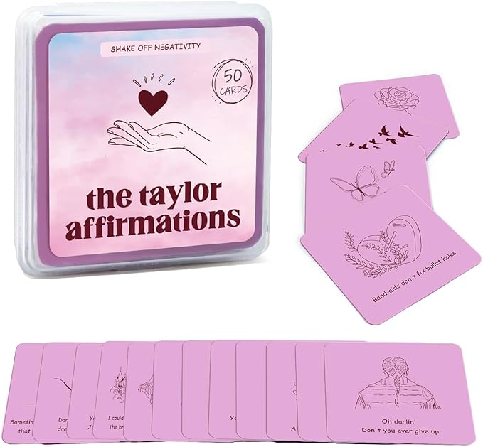 Positive Affirmation Cards for Women Inspirational Birthday Gifts for Music Lovers Motivational Cards for Game Nights Easter Mother’s Day Gifts (50pcs)