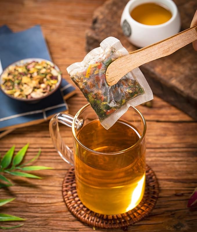 Premium Liver Detox Tea,30 Tea Bags /5.3 Oz, Nourishing Liver with 18 Natural Herb Ingredients, Traditional Chinese Liver Cleanse Tea, for Liver Detox & Liver Protection Hebal Chinese Tea 排毒茶.