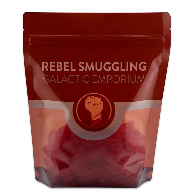 Blue Raspberry Lemonade Flavored Chewy Fish Candy 2lb Bulk Bag by Rebel Smuggling Galactic Emporium