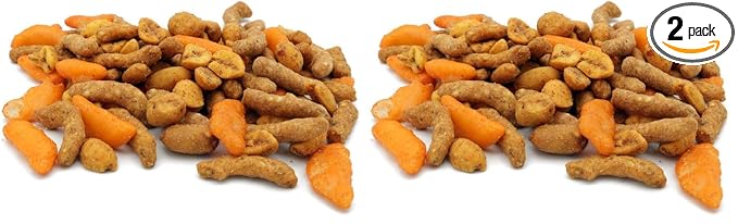 Oregon Farm Fresh Snacks Timberline Trail Spicy Mix - Spicy Nuts And Cajun Sticks Trail Mix - Game Night Snacks In Resealable Bag - Hand-Blended Hot & Savory Snack Pack (16oz) (Pack of 2)
