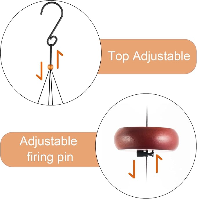 Large Wind Chimes for Outside – 37" Aluminum Windchimes Outdoors for Garden, Patio Decor, Memorial Gifts for Mom, Sympathy Gift for Loss of Loved One, Sister Gifts for Birthdays, Mother's Day(Gold)