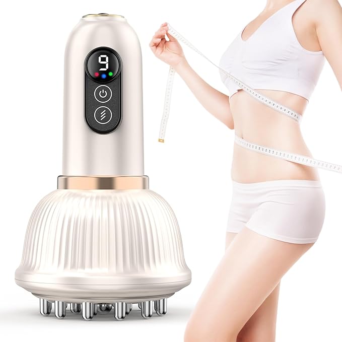 Body Sculpting Machine — Lymphatic Drainage Massager & Anti Cellulite Massage Tool,with Microcurrent, Light Heat & Vibration for Legs, Arms & Belly, Body,Helps Reduce Stretch Marks & Cellulite