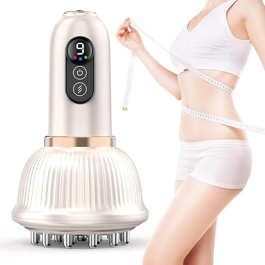 Body Sculpting Machine — Lymphatic Drainage Massager & Anti Cellulite Massage Tool,with Microcurrent, Light Heat & Vibration for Legs, Arms & Belly, Body,Helps Reduce Stretch Marks & Cellulite