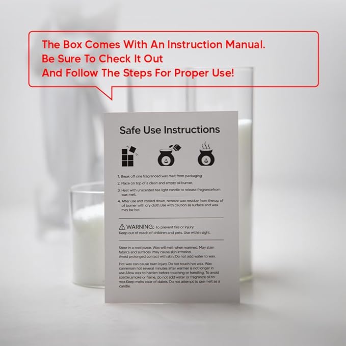 10-Pack Aromatherapy Wax Melts, Two Scent Combo | Wax Warmer & 8 Tealights Included | 90g (3.17 oz) per Pack | Eco-Friendly Soy Wax, 8 Scents (Cotton & Ocean Breeze) (Lavender & Pumpkin)