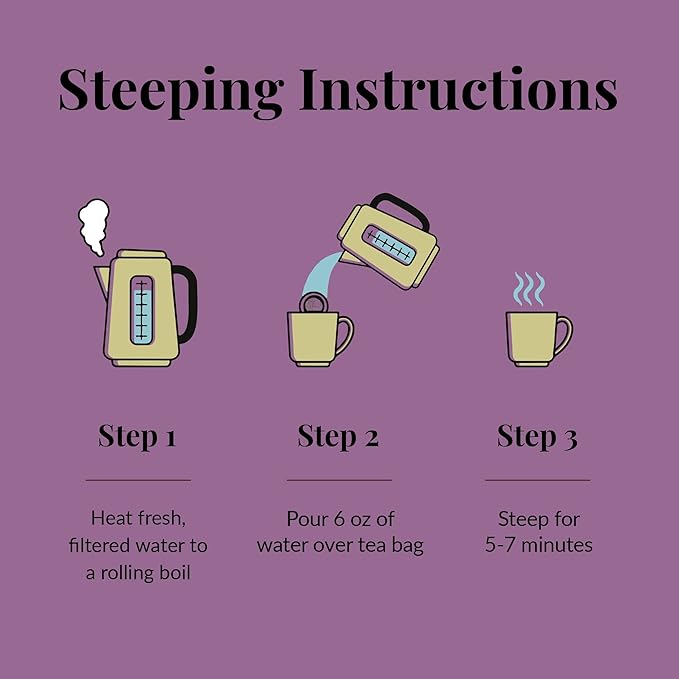 The Republic of Tea Organic Elderberry Herbal Tea, 36 Tea Bag Refill