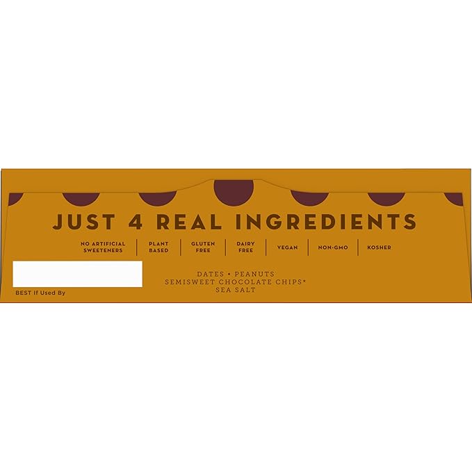 Larabar Peanut Butter Chocolate Chip, Fruit and Nut Bars, Gluten Free and Vegan, 28.8 oz, 18 Ct