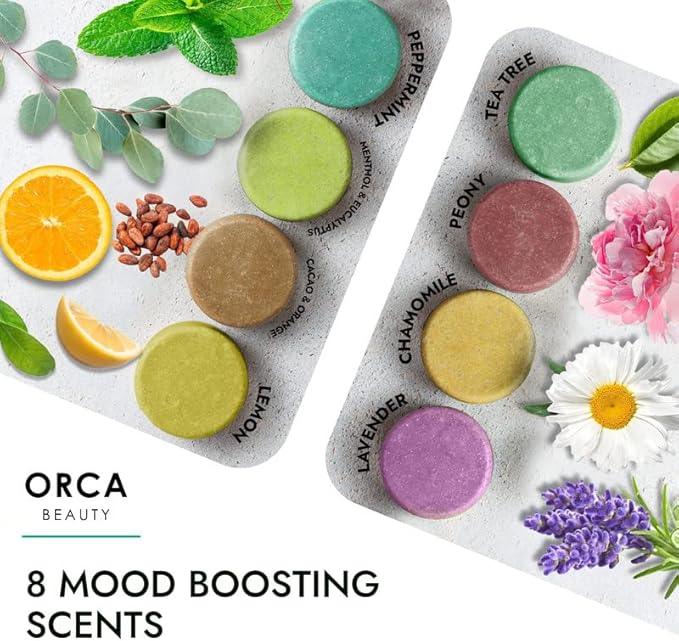 Shower Steamers Aromatherapy - Relaxation Gifts for Women, Shower Bombs, Unique Spa Gifts Shower Tablets, Stocking Stuffers for Women & Men (Variety Pack Scent 8PC)