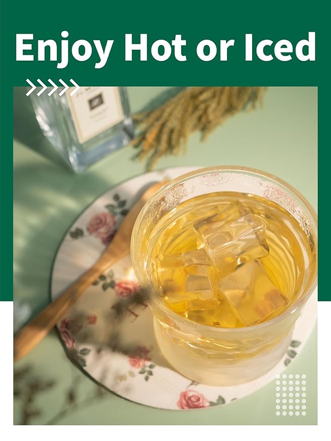 HYNTMYT Peppermint Tea Bags, Natural Peppermint Leaves, Crisp Mint Flavor, Caffeine Free, 100 Count