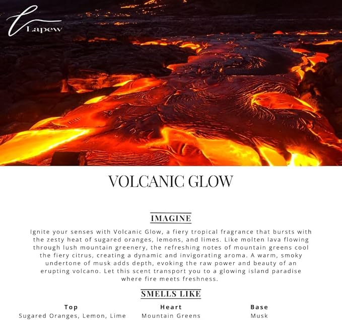 Car Air Freshener Diffuser – 2 Pack Hanging Air Freshener Diffuser (.34 Oz, Volcanic Glow)