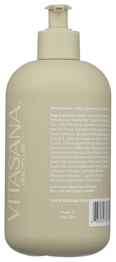 Hydrating Hand & Body Lotion, 16 oz – Fragrance‑Free, 99% Plant‑Derived with 2% Colloidal Oatmeal, EWG Verified, Hypoallergenic, Paraben‑Free, Sulfate‑Free, Cruelty‑Free