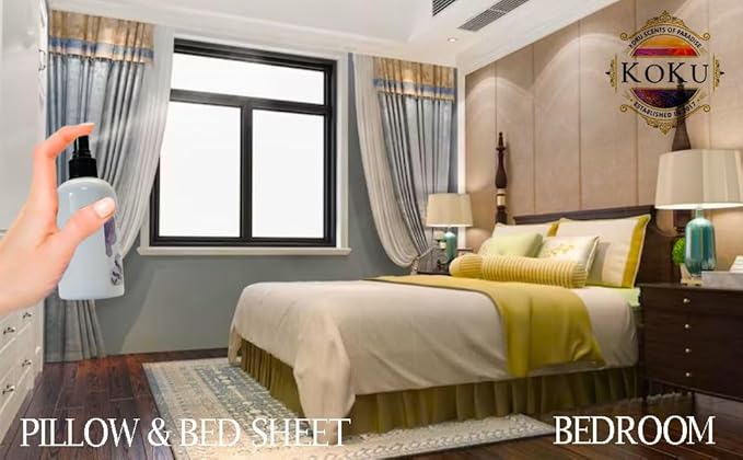 Lavender Vanilla Air Freshener - Room Spray - Odor Eliminator - Deodorizer - Car Air Freshener - Home Spray - Linen Spray - Fabric Refresher - None Toxic - Alcohol Free - Made in USA (8 Oz)