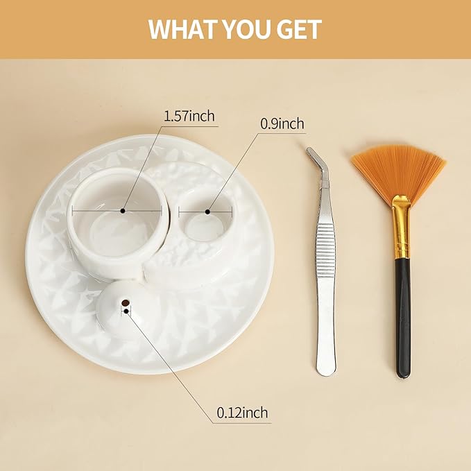 Palo Santo Sticks Holder, Multi-Purpose Handmade Ceramic Incense Burner for Palo Santo Incense Sticks, Sage Holder for Burning, Ash Catcher Tray for Meditation Yoga Room (Pure White)