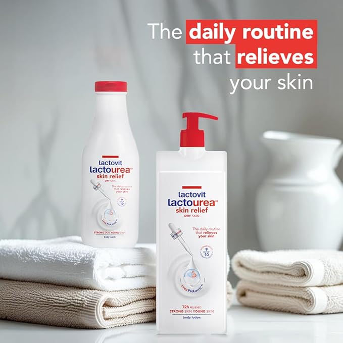 Lactovit | Lactourea Body Lotion | Hydrating Moisturiser for Dry Skin | With Urea ProLactiC10 Complex, Lactic Acid & Pure Urea | Soft & Youthful Skin | Dermatologist Recommended | 400 ml