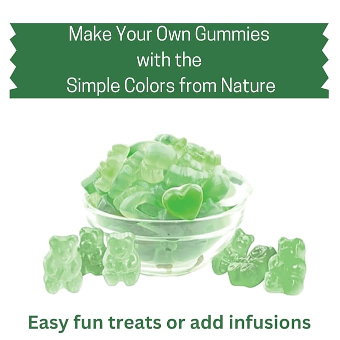 Simple Mixes Natural Gummy Mix, Healthy Snack, Dye-Free, No Gluten or Fat, Kosher, (3-Pack, Lime)