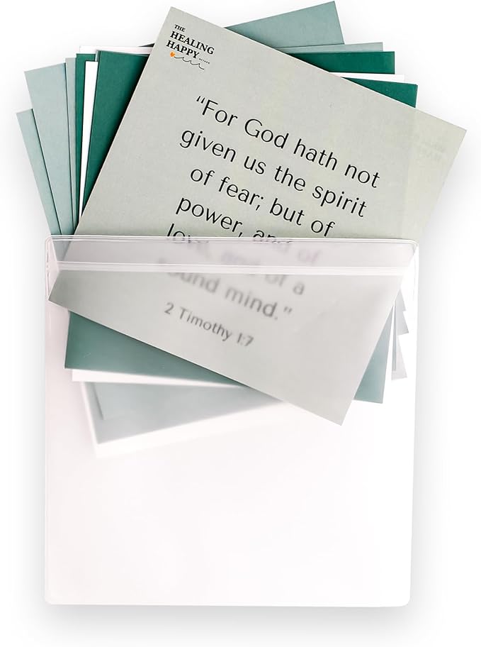 Waterproof Shower Affirmation Cards | Bible Verse Scripture Cards for Spiritual Encouragement, Daily Inspiration & Uplifting Faith Messages