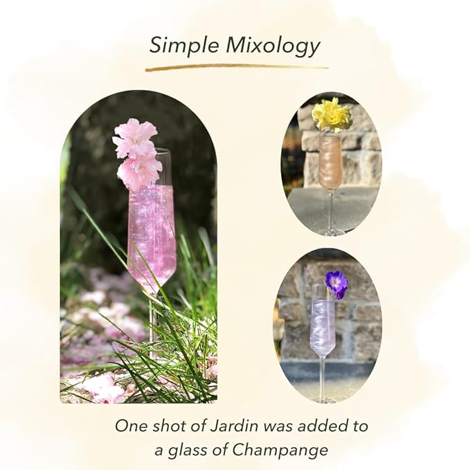 JARDIN FLAVOR BUNDLE 3 Pack Sugar Free Cocktail Mixers - Aromatic Spirit Enhancer for Cocktails and Mocktails - Rose, Honeysuckle, & Lavender Syrup for Coffee, Mimosas, Lemonade, & Spritzers (25.4 Fl Oz)