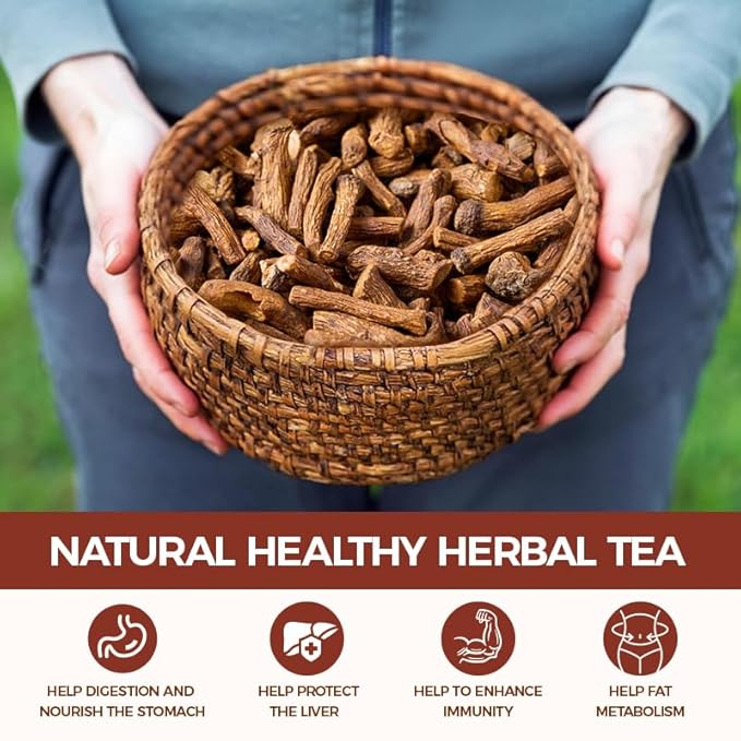 WOTIHA-Natural Dandelion Root tea 120g. 60 Herbal Tea Bags Diente de León .Non-GMO • Additive-Free • Caffeine-Free.No Gluten .Vegan