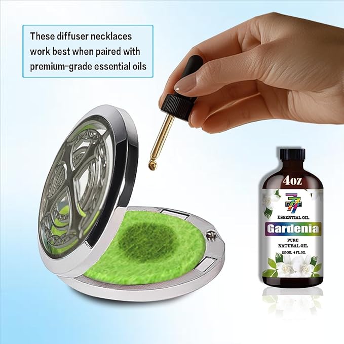 Aromatherapy Diffuser Necklace-Cross Essential Oil Necklace,Aromatherapy Diffuser Pendant for Men and Women,Portable,Suitable for Yoga,Meditation,Travel,Stress Relief Gift(Silver 30mm)