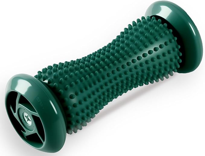 Manual Foot Massager Roller for Plantar Fasciitis Relief, Portable Deep Tissue Muscle Massage Roller for Foot Arch and Heel Pain, Effective Reflexology Tool Relax The Nerves (Dark Green)
