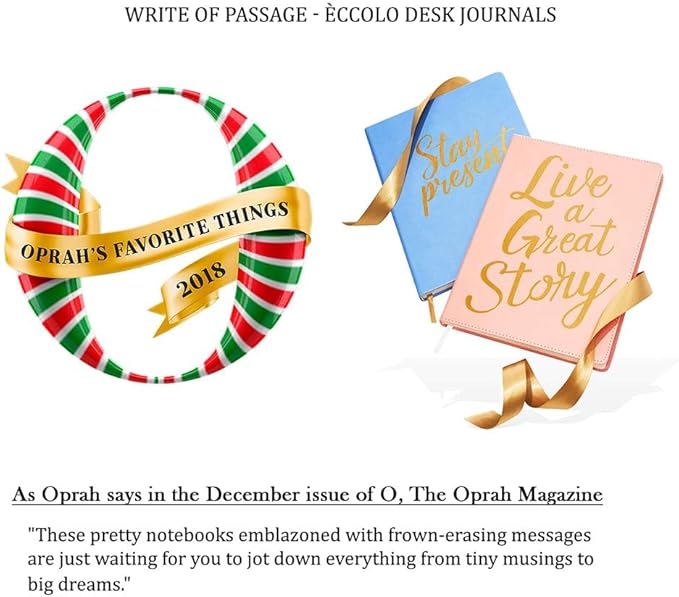 Eccolo Large Lined Journal Notebook, Flexible Cover, Writing Journal, 256 Ruled Ivory Pages, Ribbon Bookmark, Lay Flat, Desk Size for Work or School, Be Bold (Black, 8x10 inches)