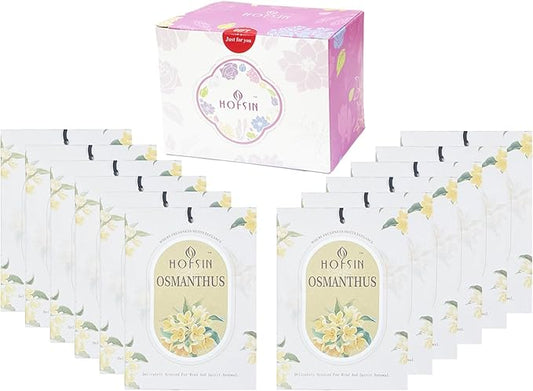 12 Packs Fragrance Bags with Hanging Strings, Air Freshener Deodorizer for Closet and Drawer,6 Scents Option- Lavender,Magnolia,Jasmine,Rose,Osmanthus,Gardenia (Osmanthus)