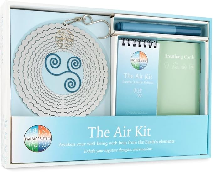 The Air Kit – Turn Over a New Leaf This Fall – Breathe Away Negative Thoughts for Stress Relief and Healing - Care Kit by Two Sage Sisters