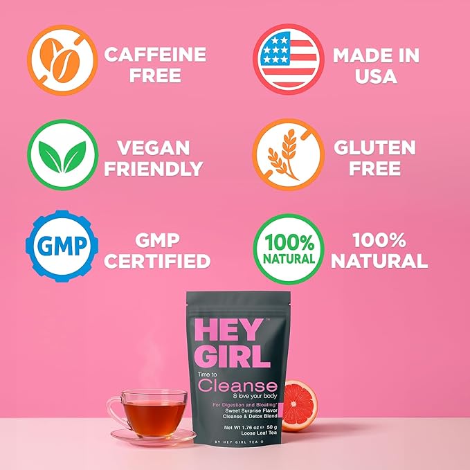 Detox Tea for Bloated Belly & Digestion | Loose Leaf Herbal Tea | Body and Colon Cleanse with Milk Thistle, Burdock Root, Senna Leaf | Digestive & Flat Tummy Tea | Natural Laxative