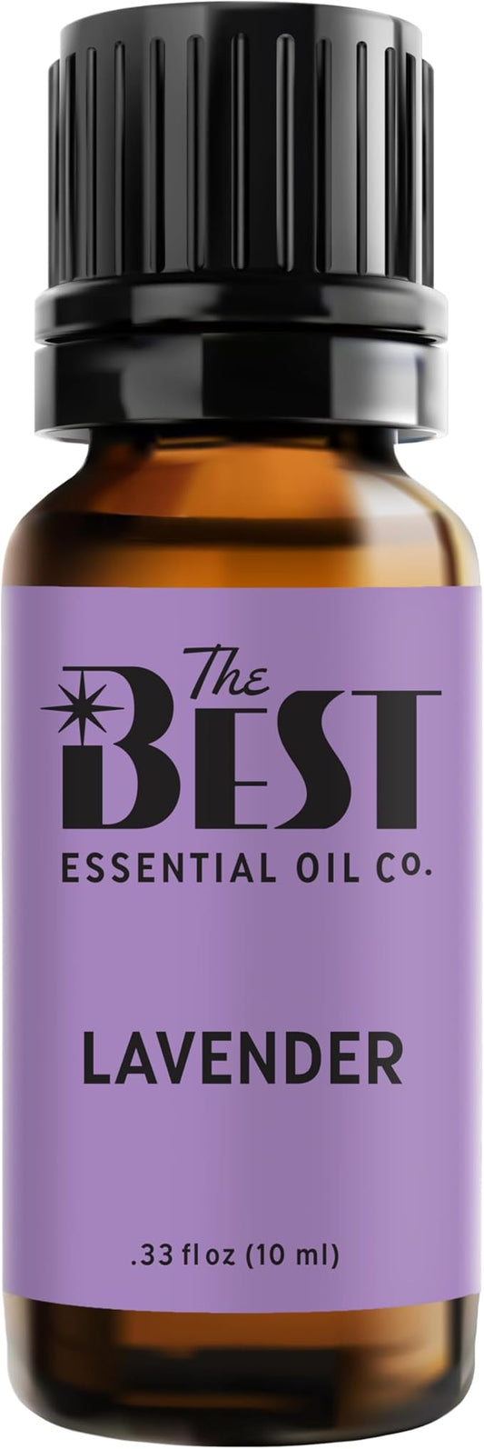 The Best Lavender Essential Oil- Premium Grade- 100% Pure & Natural for Aromatherapy, Diffuser, Spa, Massage, Air Freshener- 10 ml (.33 fl oz)