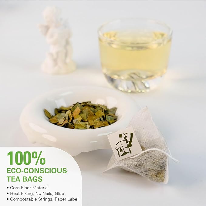 WT WEETEE Soursop Leaves Tea Bags 50 Count, Made with 100% Pure Soursop Graviola/Guanabana Leaves, Natural Caffeine-free Herbal Tea, Corn Fiber Tea Bags