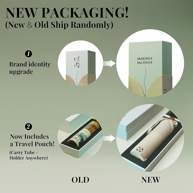 Focus & Purify - Innergy Cedarwood Incense Sticks, Natural Woody Aroma for Home Office