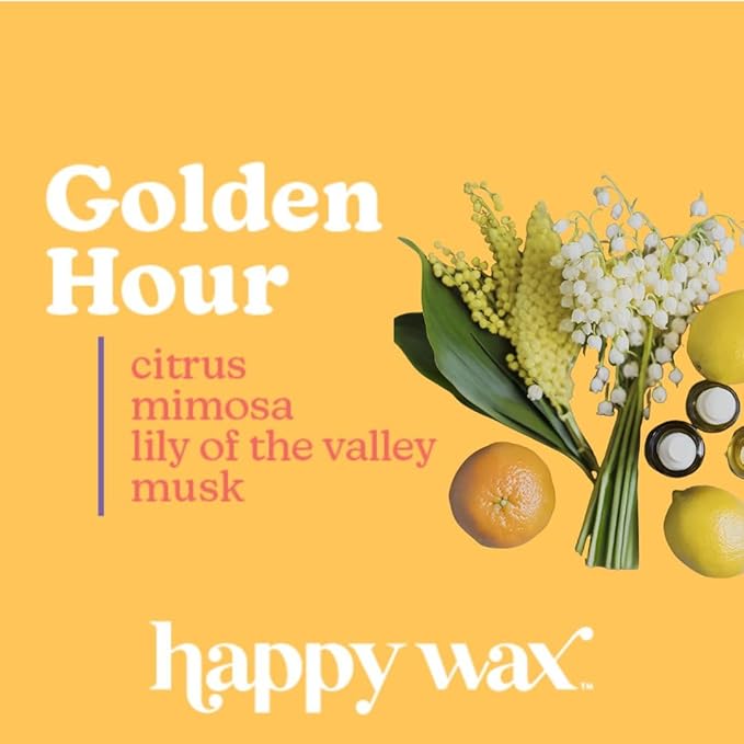 Happy Wax Spring Scented Soy Wax Melts (8oz Pouch) (Golden Hour)