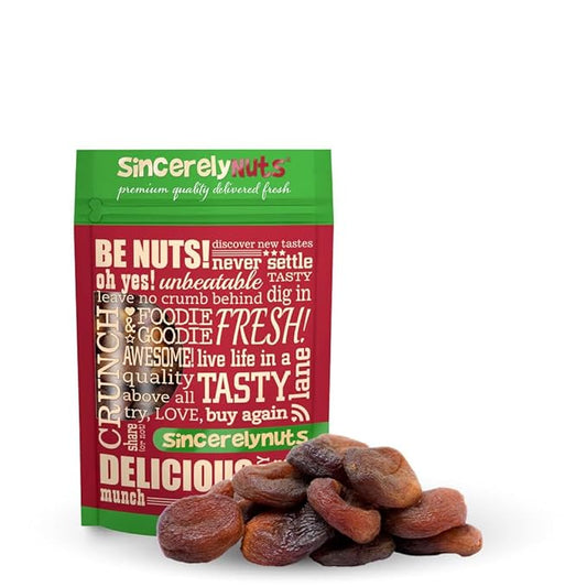Sincerely Nuts – Organic Dried Turkish Apricots | Five LB Bag | Healthy Pitted Apricot Fruit | Raw Vegan Snack | Dehydrated and Unsulfured | Sweet Gourmet Snacking Food | Kosher and Gluten Free