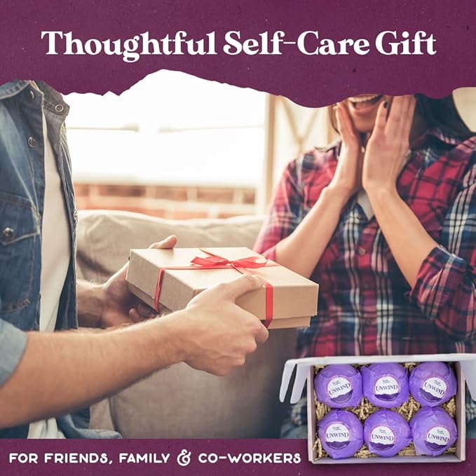 Purple Canyon Lavender Bath Bombs for Women | Relaxing, Natural Bath Bombs | Relaxing Self Care Gift