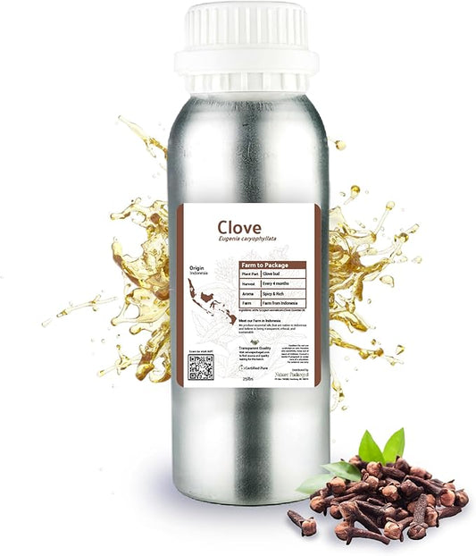 100% Pure Clove Essential Oils - Essential Oils for Diffusers Aromatherapy & Humidifiers (2Lb) | Natural Cold-Pressed