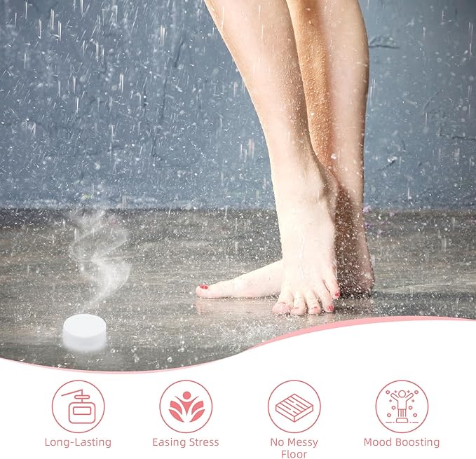 Shower Steamers Aromatherapy, 24-Pack Shower Bombs Birthday Gifts for Women, Christmas Gifts with Eucalyptus Mint Lavender Watermelon Grapefruit Tangerine Essential Oils