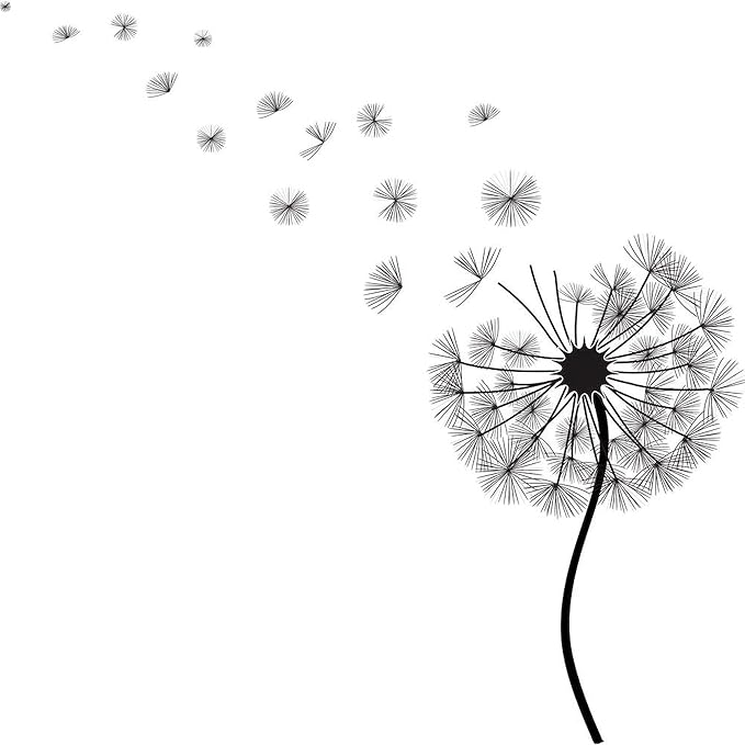 CafePress Blowing Dandelion Round 4" MDF Holiday Ornament