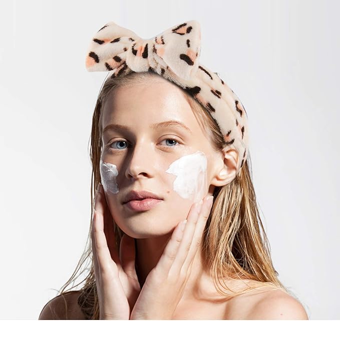 WHAVEL 6 Pack Spa Headband Makeup Headband Face Wash Headbands Make Up Hair Band Skincare Headbands Shower Head Wraps for Washing Face