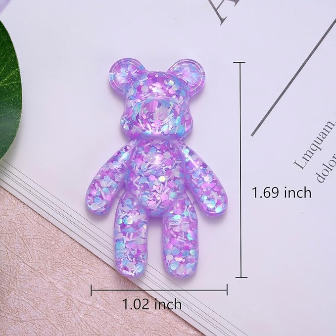 Pocket Bear Hug, Anxiety Relief Gifts for Women Men, Mental Health Positivity Gifts, Thinking of You Gift, Emotional Support Gift, Comforting Present for Son Daughter Back to School, Purple