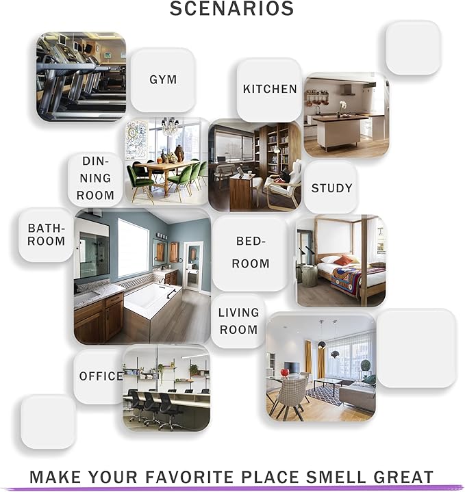 Reed Diffuser, Binca Vidou Lavender Reed Oil Diffusers Set for Office Decor Bedroom Living Room Aromatherapy for Gift Idea & Stress Relief 2.7oz(80ml)