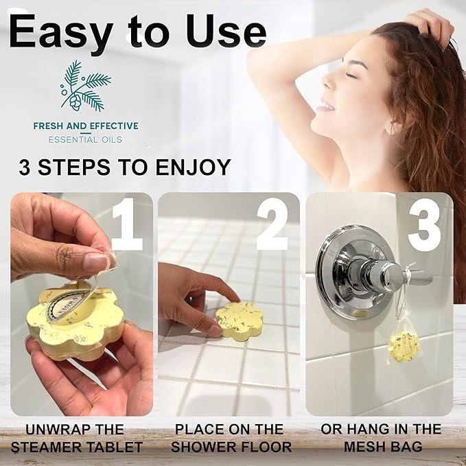 Shower Steamers Aromatherapy - 18 Shower Bombs Aromatherapy Gift Set with Organic Essential Oils for Relaxation and SelfCare. Bath Bombs Tablets, Birthday Gift for Her, Wife