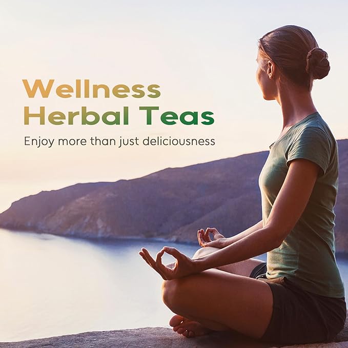 FullChea - Ginger Tea Bags, 1.5g*100 Counts - Pure Ginger Root Tea to Soothe & Invigorate - Non-GMO, Caffeine-Free, Support Digestion & Boost Immunity