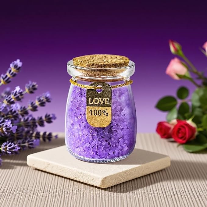 Birthday Gift for Women Spa Gift Set - Unique Get Well Soon Gifts for Women, Relaxing Self Care Package for Her, Christmas Gifts for Mom, Wife, Sister, Friend, Female Coworker (Lavender)