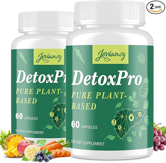 1000 MG Detox & Cleanse Capsules, 26-in-1 Plant-Based Formula, Liver & Colon Cleanse, Heavy Metal Detox for Women & Men, Natural Trace Binder, Antioxidant & Digestive Support, Vegan, 120 Counts