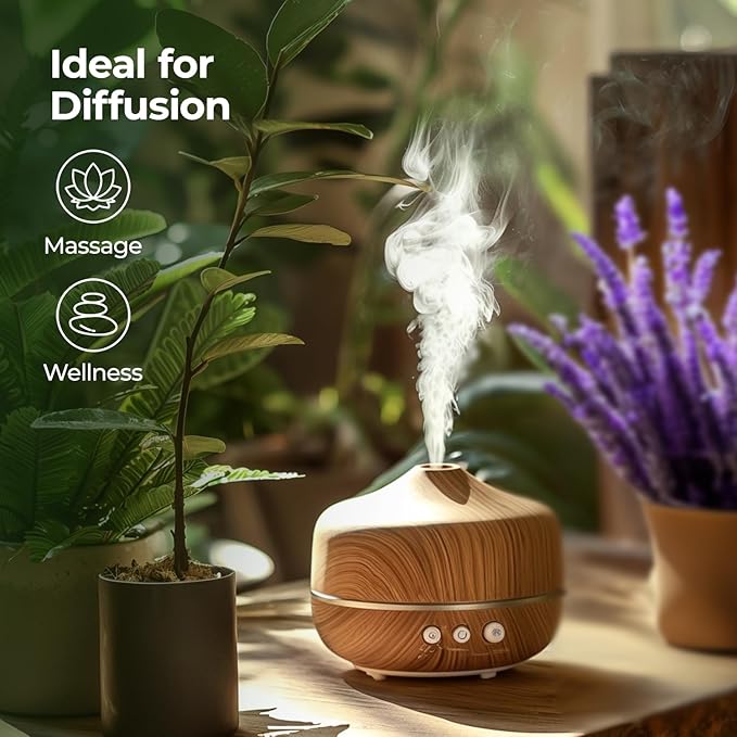 Healing Solutions Lavender Essential Oil Bulk, 16oz - 100% Pure Bulk Lavender Oil for Diffuser, Skin, Spray, Laundry - for Lavender Oil Spray - Lavender Oil for Cleaning - Aromatherapy Diffuser Oil