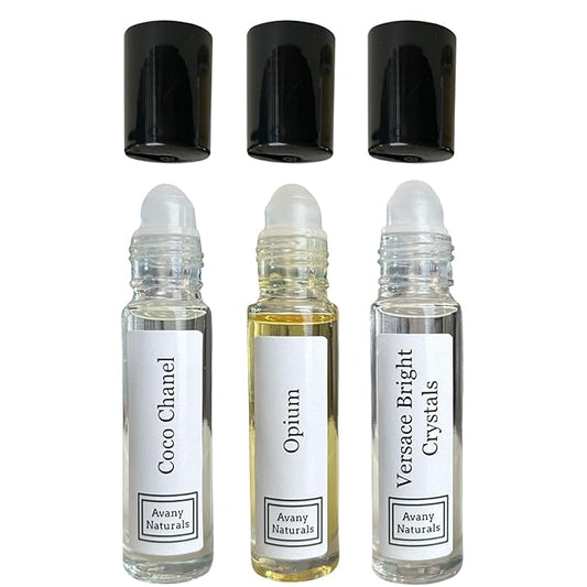 3 Pc Womens Gift Set, Fragrance Oil For Women, Roll On Body Oil, Perfume Samples, Fragrance Oil, Gift For Her, Perfume Oil Sampler, Gift Box (Sexy)